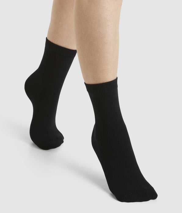DIM Children's warm black Thermo Fleece socks