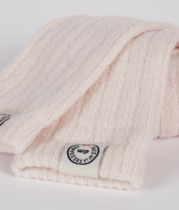 DIM Chaussettes femme Rose côtelées Dim x Ines de La Fressange