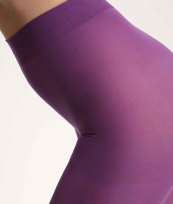 DIM Purple opaque tights 50D Dim x Ines de la Fressange