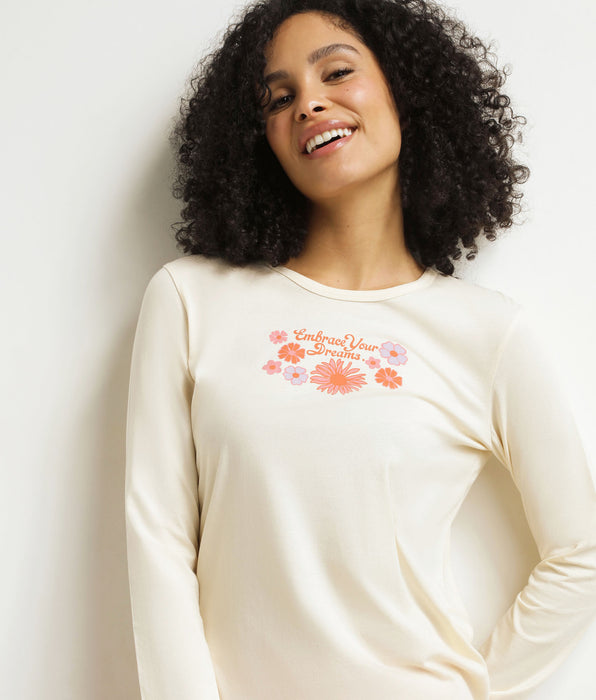 DIM Women's pyjama trouser set Beige Don't Disturb