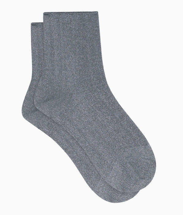 DIM Dim Mode women's lurex socks in grey
