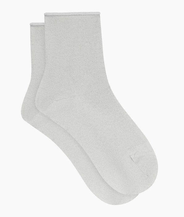 DIM Chaussettes femme en lurex Gris clair Dim Mode