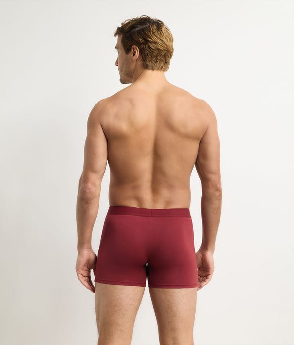 DIM Trendy Boxershorts für Herren in Granatrot