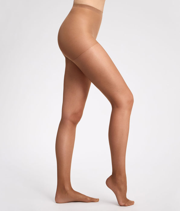 DIM Collant transparent sans démarcation brun foncé Nude