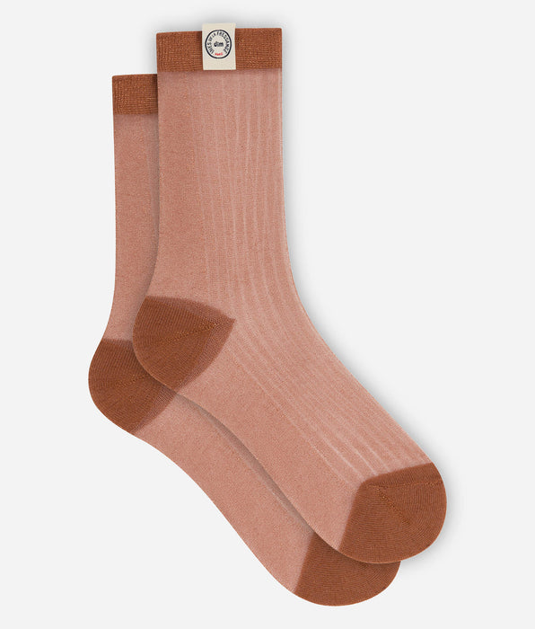 DIM Rote Lack-Socken für Damen von Dim x Ines de la Fressange