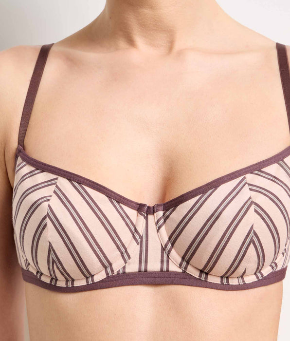 DIM Soutien-gorge corbeille à armatures brun rose Dim x Ines de la Fressange