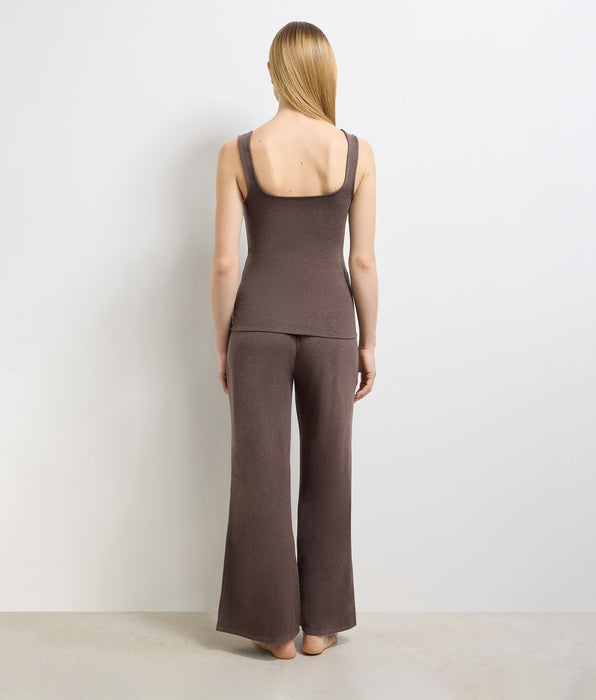 DIM Pyjama-Set aus feinem, tiefbraunem Jersey von DIM x Ines de la Fressange
