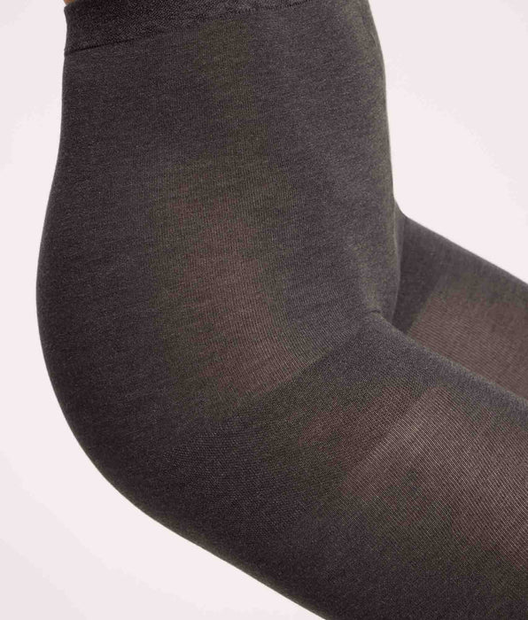 DIM Warme Strumpfhose in Wolleoptik, dunkelgrau, 115D Thermo