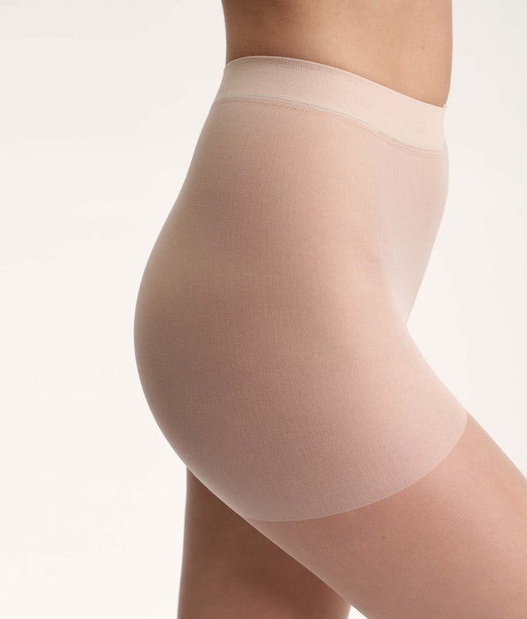 DIM Caprifarbene transparente Strumpfhose mit glänzendem Finish 15D - Sublim Voile Brillant