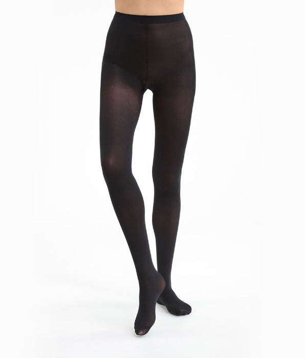 DIM Collant noir Diam's jambes fuselées 45D