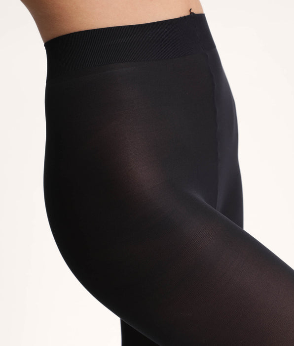 DIM Fluweelzachte, ondoorzichtige zwarte panty's Stijl 50D
