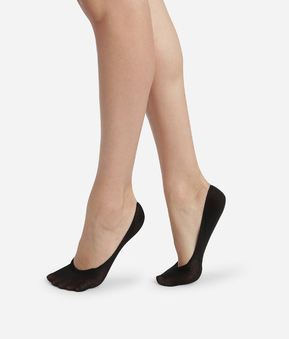 DIM Easy Day Spécial Ballerines 52 low cut footies in black