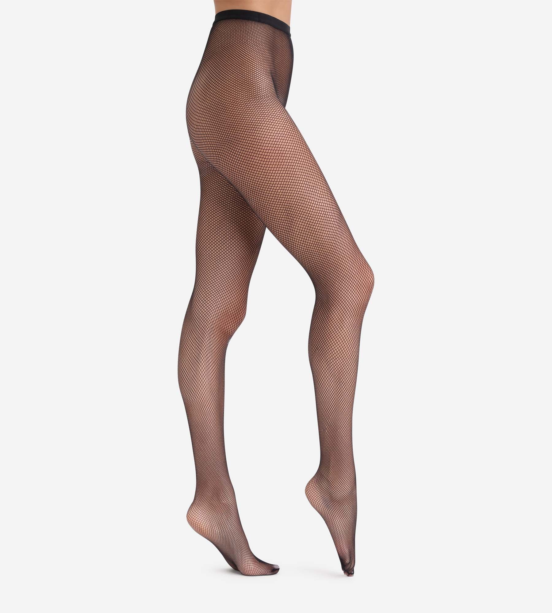 ebony fish net Madame So Fashion 73 fishnet tights in black
