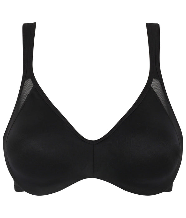 DIM Generous Dim underwire Minimizer Bra black