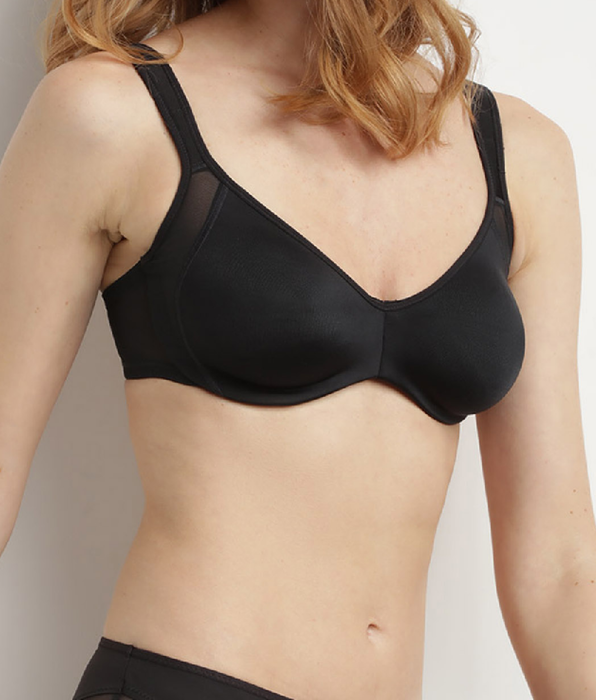 DIM Generous Dim underwire Minimizer Bra black