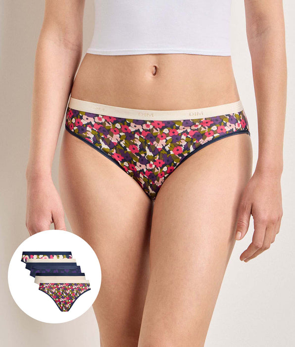 DIM 5er-Pack Slips „Éclat Floral“ von Les Pockets Coton