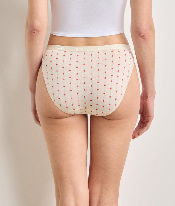 DIM 5er-Pack „Fleurs Douces“ Slips von Les Pockets Coton