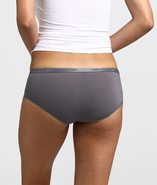 DIM Pack of 3 taupe, pink and grey boxers Les Pockets EcoDIM