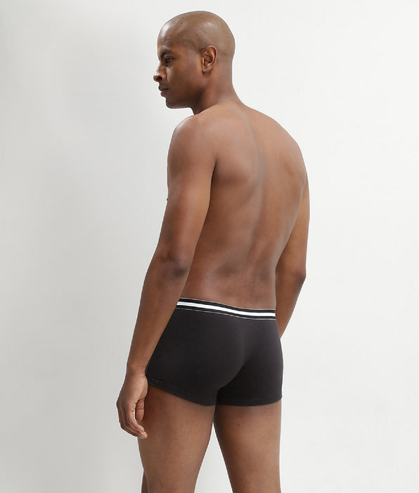 DIM Pack of 2 Black EcoDIM Cotton Stretch Boxer Briefs