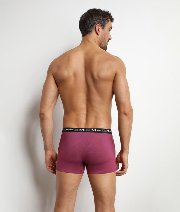 DIM 3er-Pack Boxershorts für Herren Mauve Eclipse Dim Coton Stretch