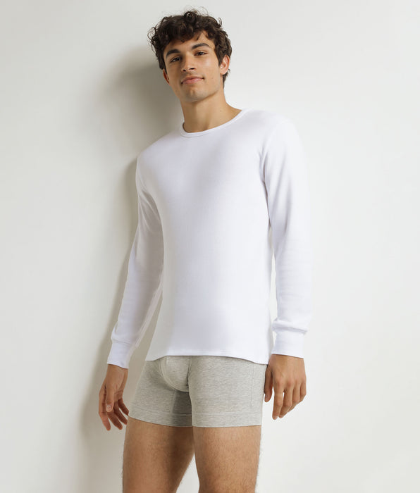 DIM Men's white cotton T-shirt Dim Thermal