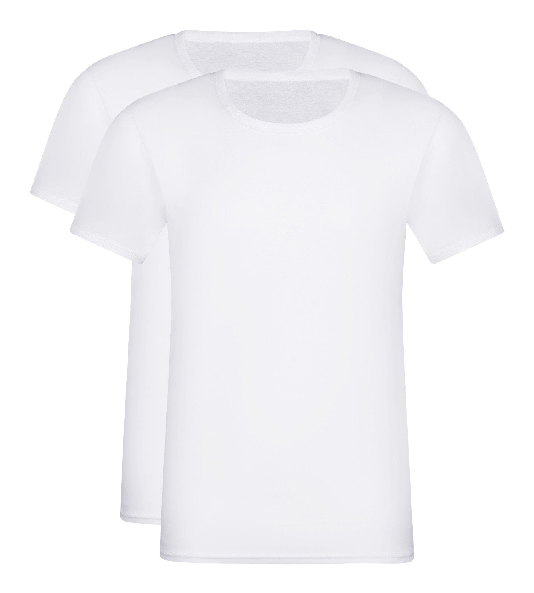 Lot de t-shirts homme en coton Blanc à col rond EcoDim DIM