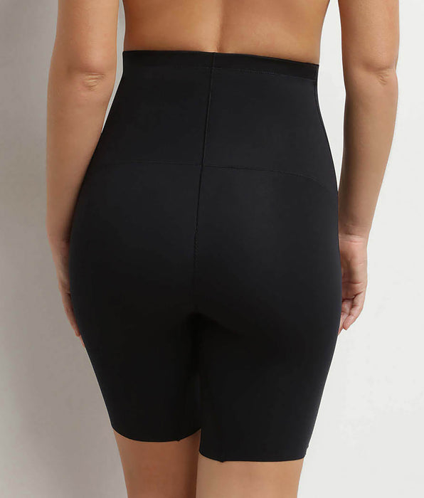 DIM Women's long shaping shorts in microfibre Black Dim Silhouette Contour