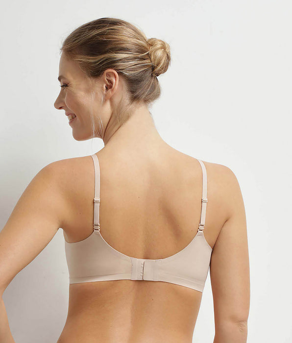 DIM Soutien-gorge brassière en microfibre Nude Dim Invisible