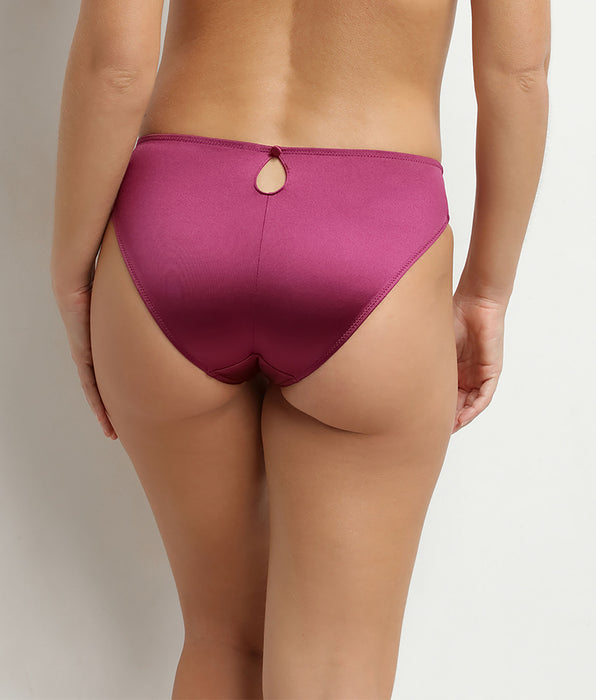 DIM Silk Radiance women's satin microfibre briefs in Fruits des Bois