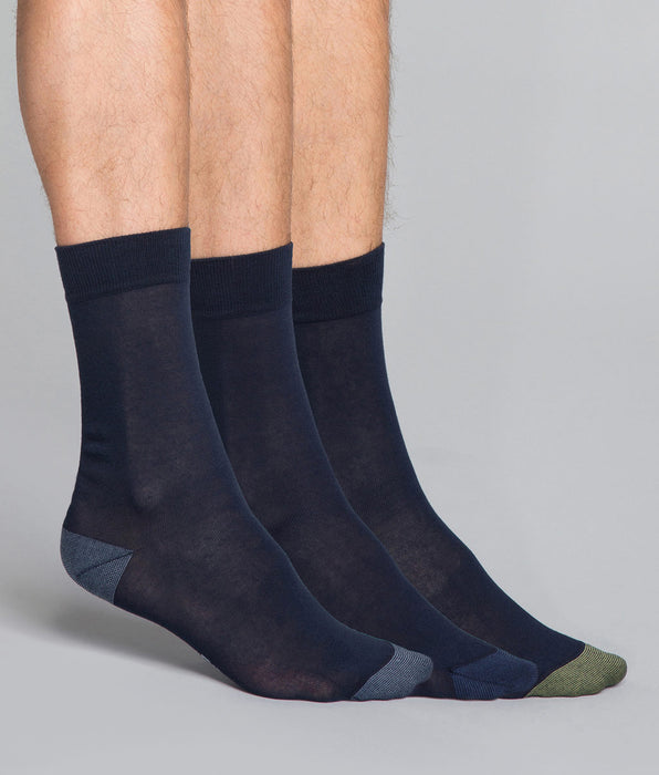 DIM 3-pack navy blue Men's socks