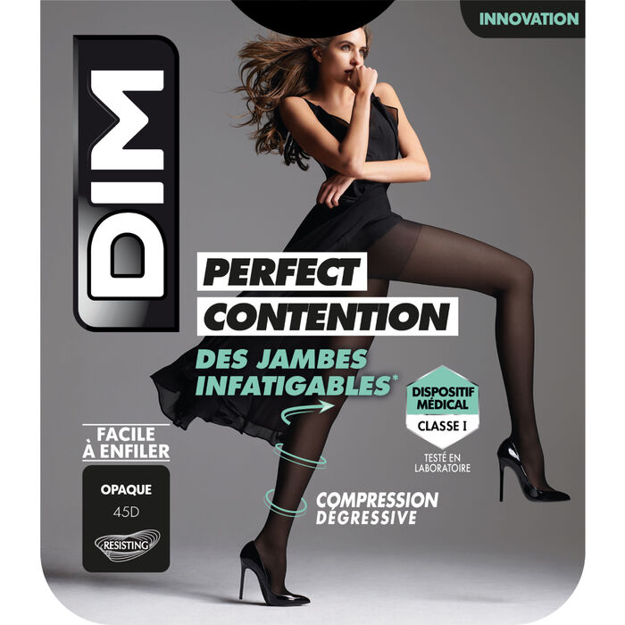 Women's Opaque Black DIM Perfect Contention 45D Tights, , DIM