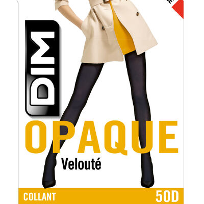 Style 50 opaque velour tights in charcoal grey, , DIM