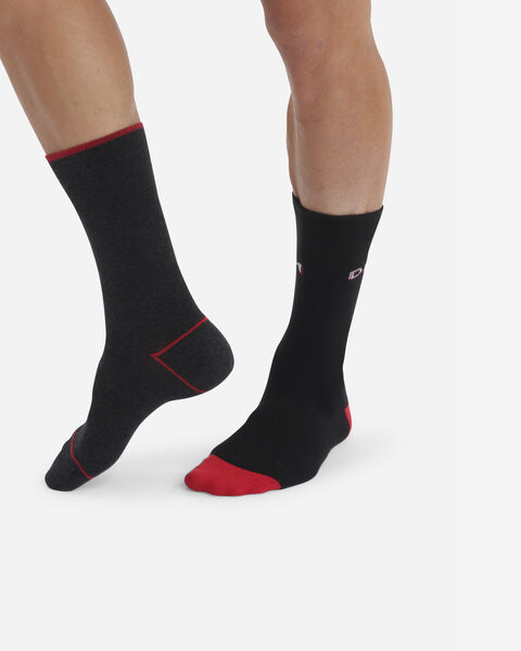 dieta Dar permiso gasolina Juego de 2 pares de calcetines de hombre con efecto 3D Antracita Coton Style