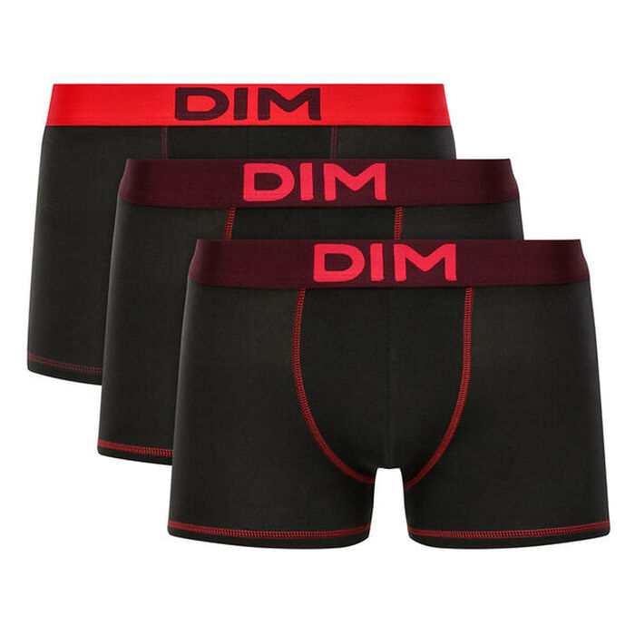 3 Pack Black, Eggplant and Berry Red Color Mix trunks, , DIM