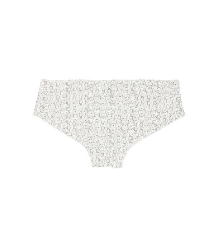 White shorty with printed logo for Girl - Dim Touch , , DIM