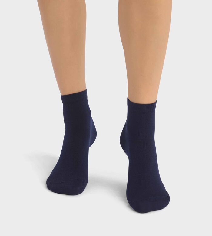 Men's socks made in France in blue with a flag patter Monsieur Dim, , DIM