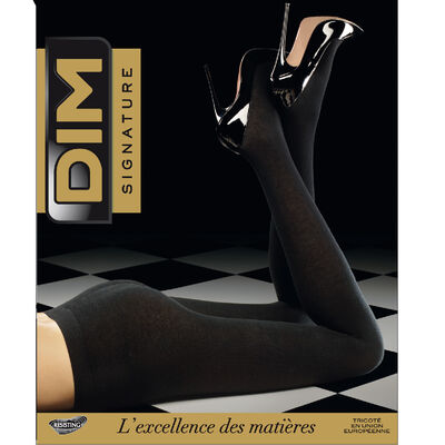 Black DIM Signature Cashmere* warm 158 tights, , DIM