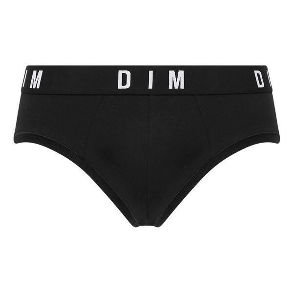 Dim Originals Men's modal cotton briefs with plain waistband Black