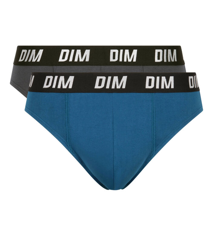 Dim Sport Parma Blue Pack of 2 men's briefs with active temperature regulation, , DIM