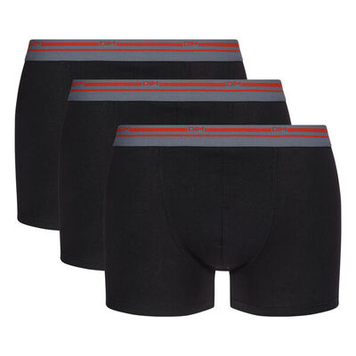 2er-Pack schwarze Boxershorts aus Stretch-Baumwolle - Daily Colors, , DIM