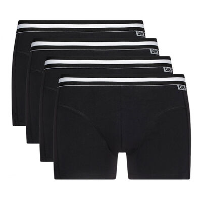 4er-Pack Boxershorts aus Stretch-Baumwolle schwarz - EcoDIM, , DIM