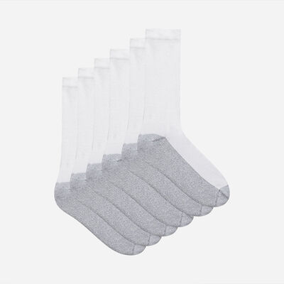 Комплект из 3 пар мужских спортивных носков EcoDIM белого цвета, , DIM
