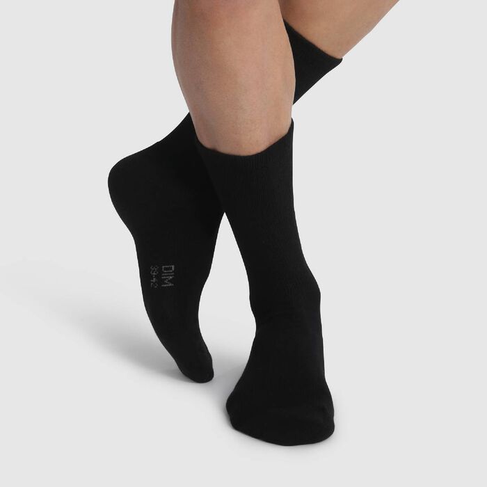 Pack de 2 pares de calcetines negros de outdoor para hombre, , DIM