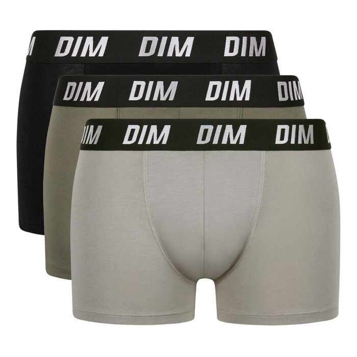 Dim Sport Green Pack of 3 men's boxers with active temperature regulation, , DIM