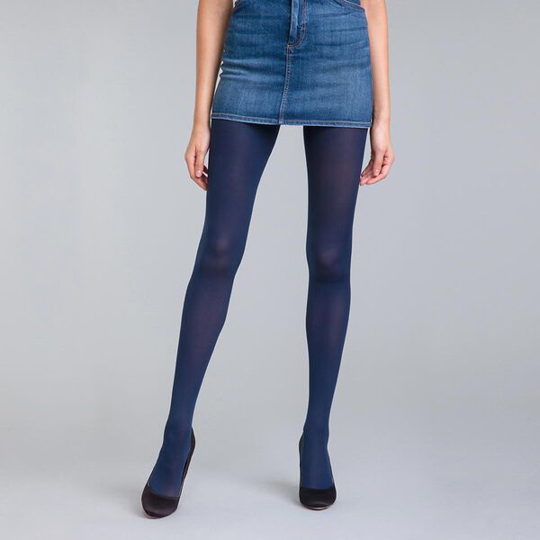 Body Touch 60 ultra-opaque navy blue tights