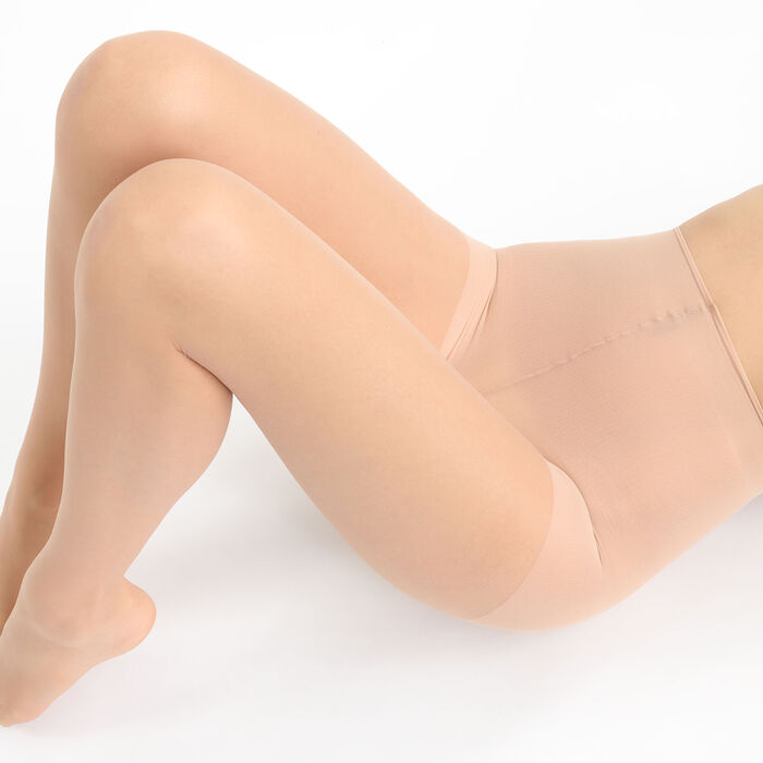 Sublim BB Cream Effect sheer voile tights in shiny beige 16D, , DIM