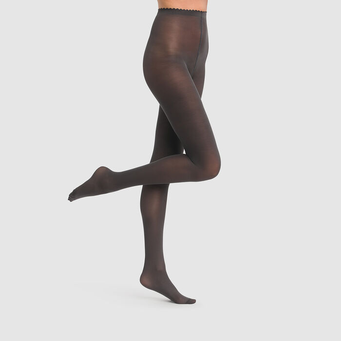 Body Touch Opaque 40 tights in grey, , DIM