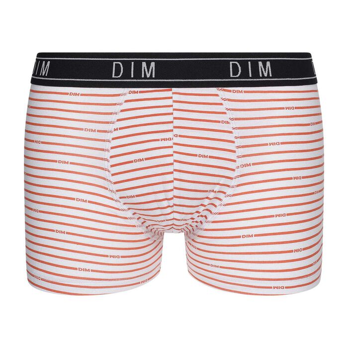 Dim Fancy men's ginger striped stretch cotton boxer briefs, , DIM
