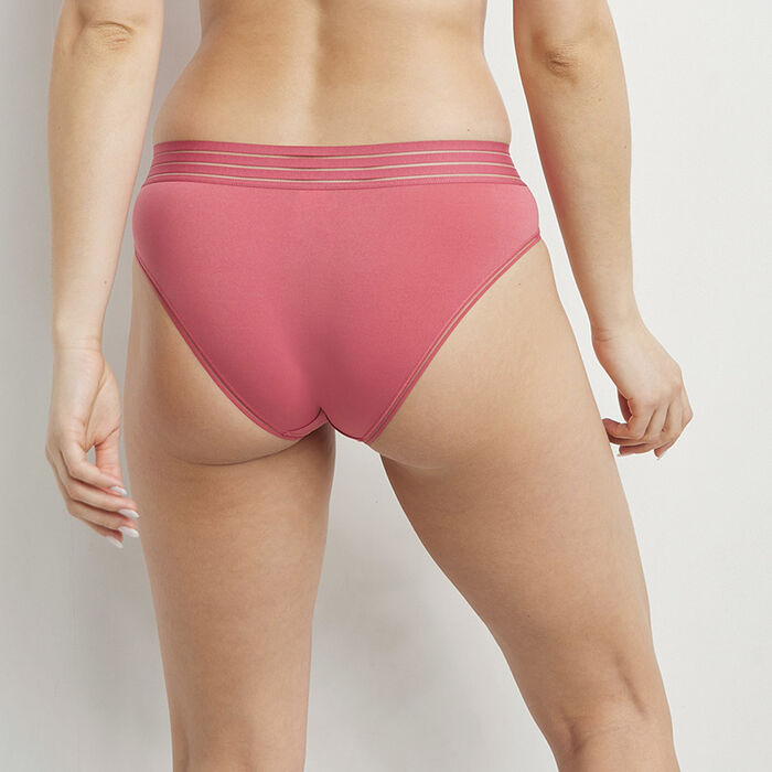 Women's invisible knickers in microfibre Rose Gourmand Oh My Dim's, , DIM