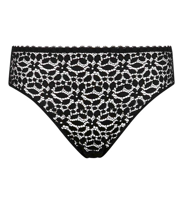 Openwork lace knickers with floral patterns in White Daily Dentelle